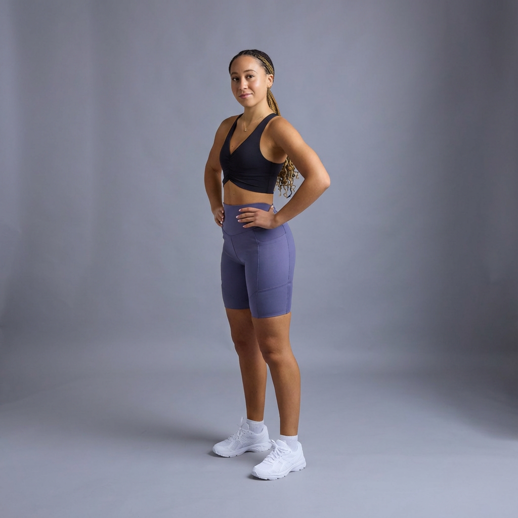 Born2Be Biker Shorts with Pockets